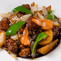 黒酢or甘酢酢豚