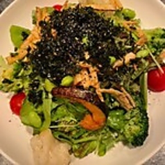 韓国のりと長芋サラダ