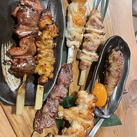 当店自慢！会津地鶏の炭火やきとり