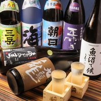 地酒と本格焼酎を揃えた贅沢プラン