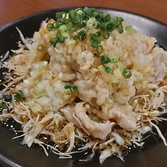 豚しゃぶの葱醤油ダレ