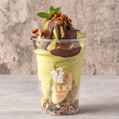 バナナと抹茶のソフト