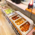 料理メニュー写真&nbsp;枝豆・鶏の唐揚げ・手羽唐・とり天・ポテトフライ・厚焼き玉子・お漬物・シャーベット etc..