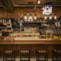 【旬な素材を、最高の調理法とスピード感で】