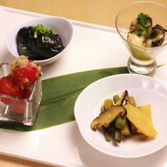 肉・魚・野菜のバランスが取れた京風&西欧料理