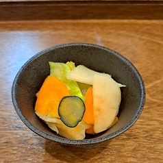 うま造りの漬物