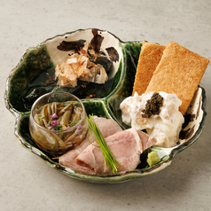 季節の前菜3種のおもてなし