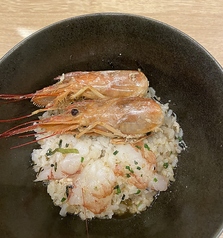 赤エビのだし茶漬け