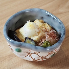 豆富と茄子の揚げ出し