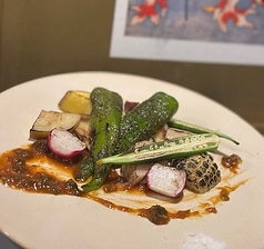 野菜と地鶏　飲み放題　らんちゅうのコース写真