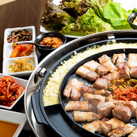 韓国直輸入の食材と国産野菜で作る料理