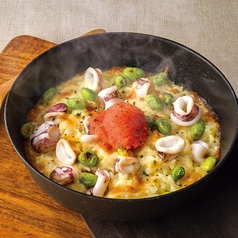 【和風ドリア】やりいかと枝豆の明太子クリームドリア