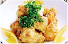 若鶏の唐揚げ/鶏肉の唐揚げ甘酢醤油ソース 各