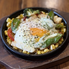 鉄板焼き野菜盛り