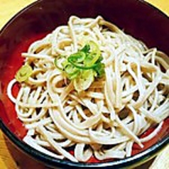 恵茶づけ(穴しん巻茶づけ)/大将が打った二八そば(かけ・ざる)