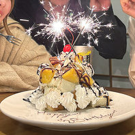 バースデープレートも1100円でご用意しております！