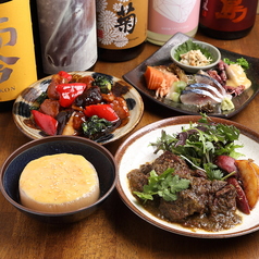 店主の感性で磨きあげた自慢のコース料理