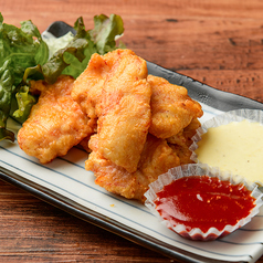 ふわふわチキンナゲット/ポテトもち～塩キャラメルソース～