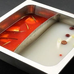 2色組み合わせ鍋 鶏白湯&トマト