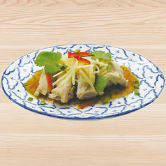 蒸し鶏　ガイヌン　Thai style boiled-chicken