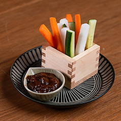 野菜ディップ　～秘伝の鯛味噌で～