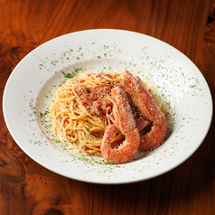 大赤海老と魚介の贅沢自家製トマトパスタ