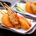 料理メニュー写真&nbsp;串かつの盛合せ（6本）