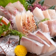 熟成魚と鮮魚の盛合わせ