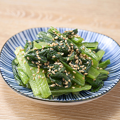 シャキシャキ　小松菜ナムル
