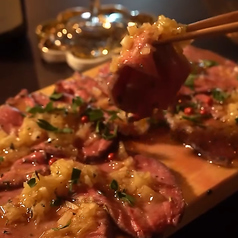 牛タンのカルパッチョ