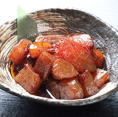 こんにゃくのピリ辛炒め