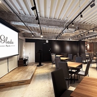 有料にてプロジェクター＆スクリーンも貸出し可能です。