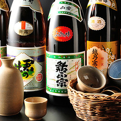 全国各地の銘酒を堪能!厳選地酒と本格焼酎が充実