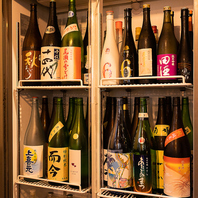 全国の日本酒を取り揃えております◎