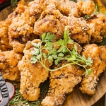 お酒との相性が良い鶏料理は、メニューが月替わり♪手羽先や唐揚げ等何度行っても美味しく楽しめる◎