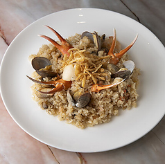 海の幸のピラフ