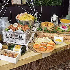 【3,500円コース】軽食ビュッフェ&飲み放題付き!ランチ.学生様のパーティーにおすすめ♪