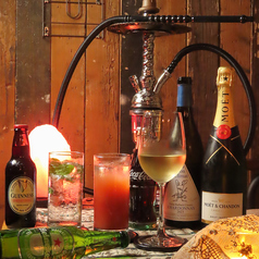 シーシャとともに、贅沢な時間を演出します。