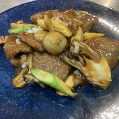 赤城牛のオイスターソース炒め