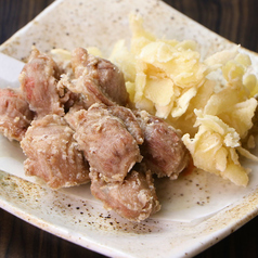 砂ズリとガリの唐揚げ