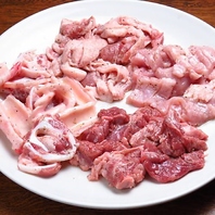 豚肉にも自信あり！塩盛りセット4名様分2145円(税込)