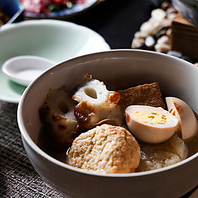 おでんと日本酒で、温まりましょ