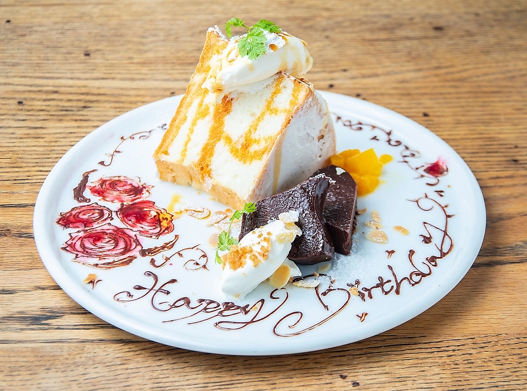 記念日のご利用にぜひ！♪ 大切な人のお祝いをデザートプレートで盛り上げよう！