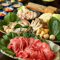 豚しゃぶ英 京都離れのコース写真