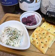 クリームチーズの2種盛り合わせ