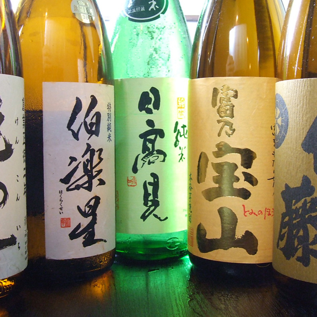 宮城の地酒、ブランド焼酎を多数取り揃えております！季節限定の日本酒もご用意♪
