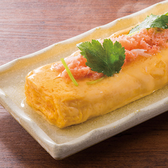 かに餡かけだし巻き玉子