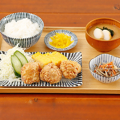 からたま定食（唐揚げ＋玉子焼き）