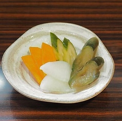 お新香の盛り合わせ