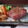 いにしえの牛肉 極上赤身ステーキ御膳　150ｇ＜サラダ/ライス（お替り無料）/味噌汁/お新香付＞